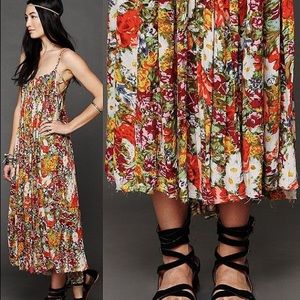 Free People ONE floral maxi dress